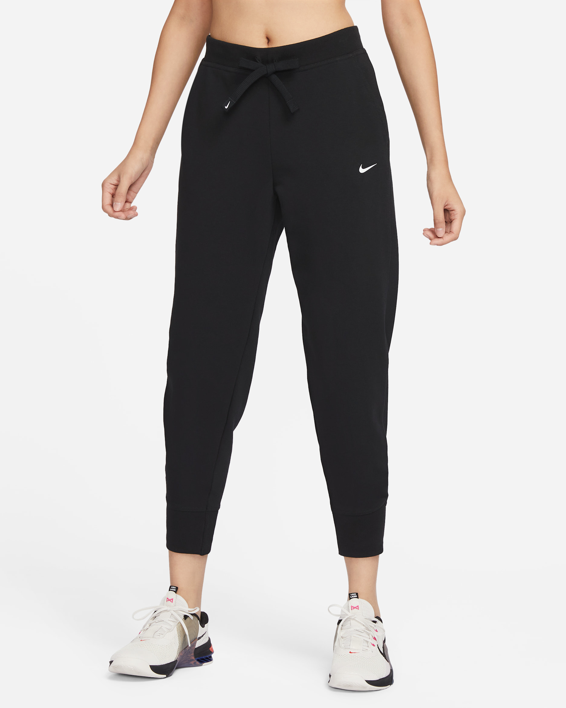 NIKE　トレーニングパンツ　ブラック　ロゴ　スキニー　DRI-FIT NIKE公式】ナイキ Dri-FIT ゲット フィット ウィメンズ トレーニング